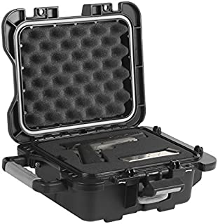 Plano Fieldlocker Medium Mil-Spec Pistol Case, Black, Medium