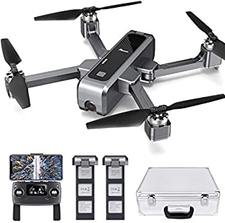 Potensic D88 Foldable Drone, 5G WiFi FPV Drone with 4K Camera, RC Quadcopter for Adults and Experts, GPS Return Home, Ultrasonic Altitude Setting, Optical Flow Positioning, 2 Battery 40min-Upgrade