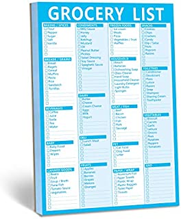 90 Pages Grocery Shopping Weekly Planner List Note Pad with Magnet Mountings (6