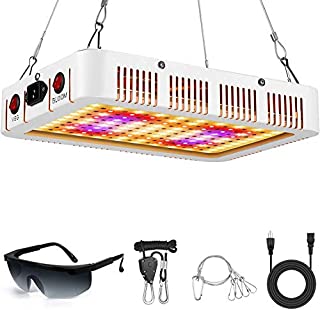 LeFreshinsoft 1000 Watt LED Grow Light for Indoor Plants Full Spectrum with UV Plant Lights Grow Lamp Dual Switch for Indoor Plants Veg and Flower 1000w (10W LEDs 100Pcs)