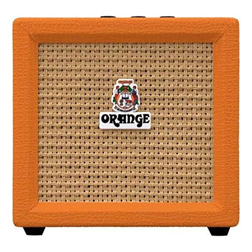 Orange Amplification Crush Mini 3-Watt Battery Powered Guitar Combo Amplifier (Orange)