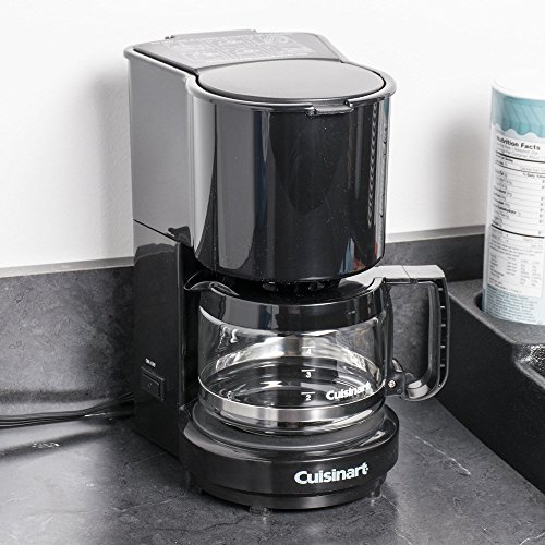 Conair Cuisinart WCM04B 4-Cup Coffee Maker Black with Glass Carafe