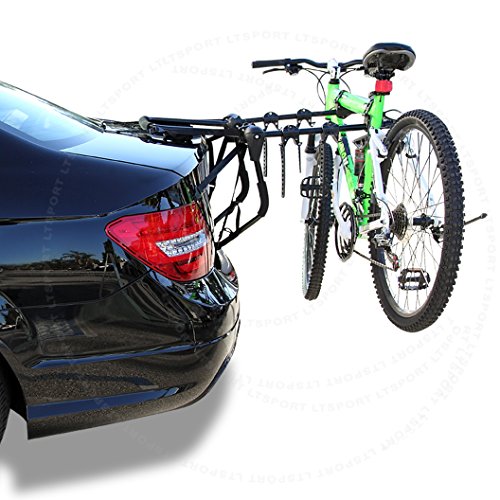 LT Sport 4-Door Sedan Bike Rack Holder Car Rear Trunk Mount 3 Bicycle Carrier