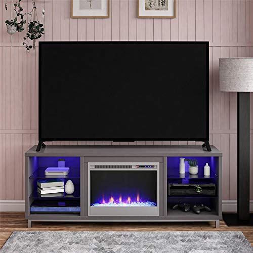 Ameriwood Home Lumina Fireplace TV Stand for TVs up to 70