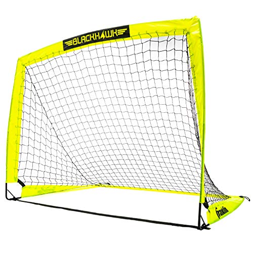 Franklin Sports Blackhawk Portable Soccer Goal  Pop-Up Soccer Goal  Portable Soccer Net  4 x 3 Foot