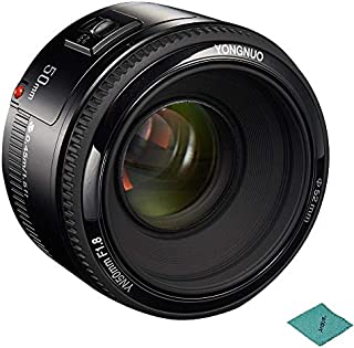 yongnuo YN50mm F1.8 Standard Prime Lens Large Aperture Auto Focus Lens Compatible with Canon EF Mount Rebel DSLR Camera (CXK5648617516965WD)