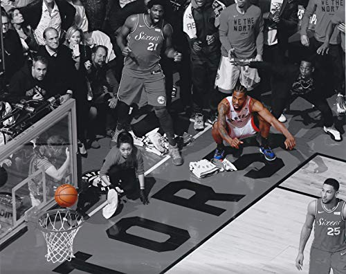 Toronto Raptors Kawhi Leonard Makes the Impossible Shot to Win Game 7 During the 2019 NBA Playoffs 8x10 Photo Picture (sp)