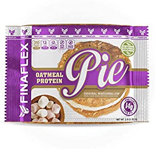 Oatmeal Protein Pie, All-Natural Soft and Chewy Non GMO Snack, Gluten Free, Kosher, 14g Protein, 12g Fiber, Only 8 Sugars, Creamy Marshmallow Protein Filling, Perfect for Kids and Adults (Original)