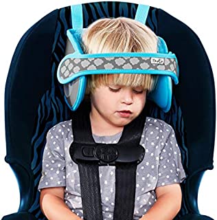 NapUp Child Car Seat Head Support  Safe, Comfortable Support Solution (Light Blue)