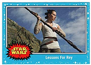 Lessons For Rey - Star Wars Journey to Star Wars The Rise of Skywalker (Trading Card) # 81 - Topps 2019 Mint