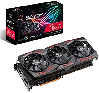 ASUS ROG Strix AMD Radeon RX 5600 XT TOP Edition Gaming Graphics Card (PCIe 4.0, 6GB GDDR6 Memory, HDMI, DisplayPort, 1080p Gaming, Axial-tech Fan Design, Auto-Extreme, Metal Backplate)