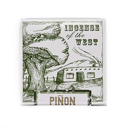 Incienso de Santa Fe - Piñon Natural Wood Incense Bricks, 40 Count