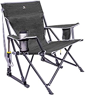 GCI KickBack Rocker Chair, Heathered Pewter Gray