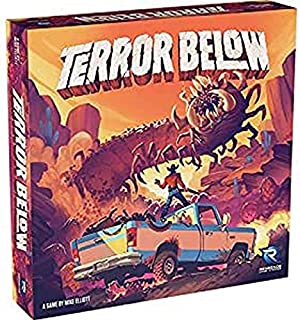 Renegade Game Studios Terror Below Board Game, Worms are Attracted The Faster You Move, Collect Worm Eggs to Claim Bounties, 2-5 Players, Ages 10 and Up, 45 - 60 Min Playing Time