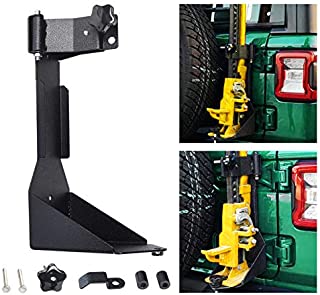 Omotor Off-Road JL Tailgate High Lift Jack Mount Bracket fit for Jeep Wrangler JL 2018 2019 2020