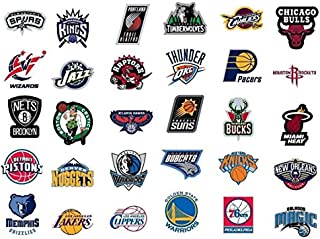 NBA National Basketball Association Team Logo Stickers Set of 30 Teams 4