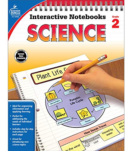 Carson Dellosa | Science Interactive Notebook | 2nd Grade, 96pgs (Interactive Notebooks)