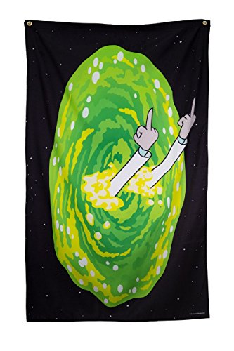 Calhoun Rick and Morty Indoor Tapestry Wall Banner (30