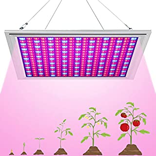 LED Grow Light for Indoor Plants Growing Lamp 289 LEDs 150W Red Blue Spectrum Full Aluminum Dimmable Plant Lights Bulb Panel for Hydroponics Greenhouse Germination Seedling Veg and Flower by Venoya