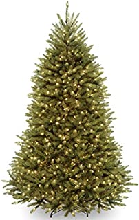 National Tree Dunhill Fir Tree With Dual Color LED Lights , 7.5 Feet