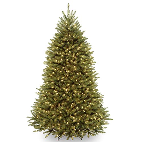 National Tree Dunhill Fir Tree With Dual Color LED Lights , 7.5 Feet