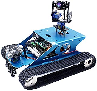 Yahboom Professional Raspberry Pi AI Robot Kit with Camera Programming Electronic DIY Tank Robotics Kit for Teens and Adults Compatible Pi 4B Model 3B+ 3B(Raspberry Pi NOT Include)