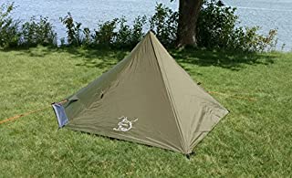 River Country Products One Person Trekking Pole Tent, Ultralight Backpacking Tent - Green