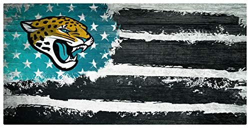 Fan Creations NFL Jacksonville Jaguars Unisex Jacksonville Jaguars Flag Sign, Team Color, 6 x 12