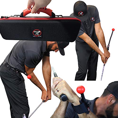 TOTAL GOLF TRAINER 3.0 Kit  Golf Swing Training Aid - The TGT 3.0 Kit Teaches and Corrects Golf Swing, Posture and Hip Rotation, Wrist, Elbow and Arm Position