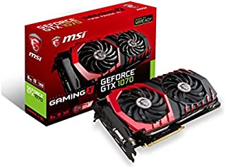 MSI Gaming GeForce GTX 1070 8GB GDDR5 SLI DirectX 12 VR Ready Graphics Card (GTX 1070 GAMING X 8G)