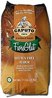 Antimo Caputo Gluten Free Pizza Flour 11 Lb Bulk - All Natural Multi Purpose Flour & Starch Blend for Baking Pizza, Bread, & Pasta