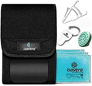 Isavera Tummy Sculpting Freeze System | Non-invasive Cold-Isolation Treatment to Reduce the Appearance of Flab Around Stomach | Cold Sculpting Wrap Belt | Trim Tummy with our Waist Trainer