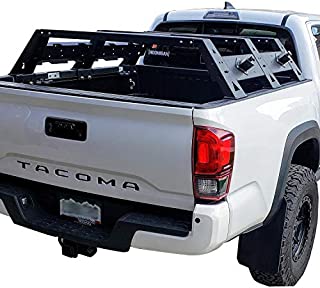 Hooke Road Tacoma High Bed Rack Truck Cargo Carrier Compatible with Toyota Tacoma 2005 - 2021 2nd 3rd Gen