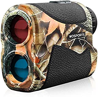 Wosports Hunting Range Finder, 700 Yards Archery Laser Rangefinder for Bow Hunting with Flagpole Lock - Ranging - Speed and Scan