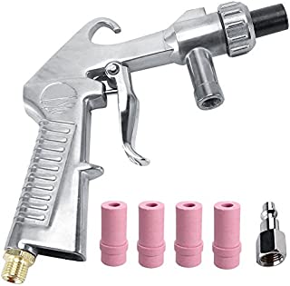 Wogoboo Sandblaster Kit Abrasive Sand Blasting Gun Spray Gun Rust Remove with Air Quick Adapter for Sandblast Cabinets