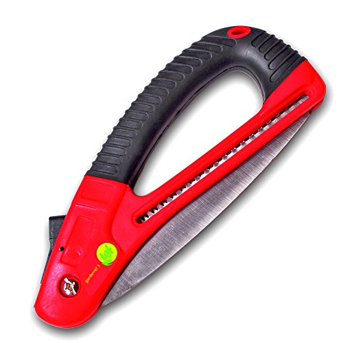 The Gardener's Friend Folding Pruning Saw, Lightweight, D-Saw is Easy to Use, Small Weak Hands, Safety Latch, Great Gift