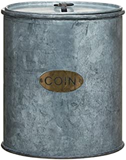 Galvanized Can Coin Bank