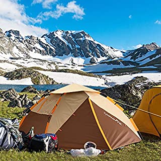 ZOMAKE Instant Tents for Camping 2 3 Person - Waterproof Dome Tent with Carry Bag, Automatic Hydraulic Pop Up Tent - Easy Setup in 60s