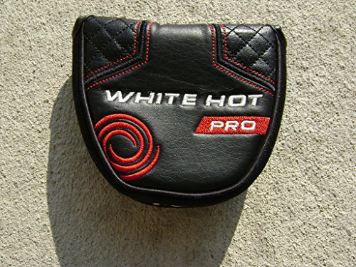 Callaway Odyssey White Hot Pro Mallet Putter Headcover, Heel Shaft, Black