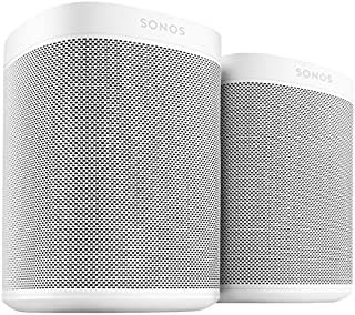 Two Room Set with All-New Sonos One - Smart Speaker with Alexa Voice Control Built-in. Compact Size with Incredible Sound for Any Room. (White)