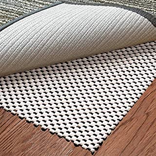 Aurrako Non Slip Rug Pads 2x3 Ft Extra Thick Gripper for Hardwood Floors,Rug Gripper for Carpeted Vinyl Tile and Any Hard Surface Floors Under Area Rugs,Runner Anti Slip Non Skid Carpet Mat (2x3)