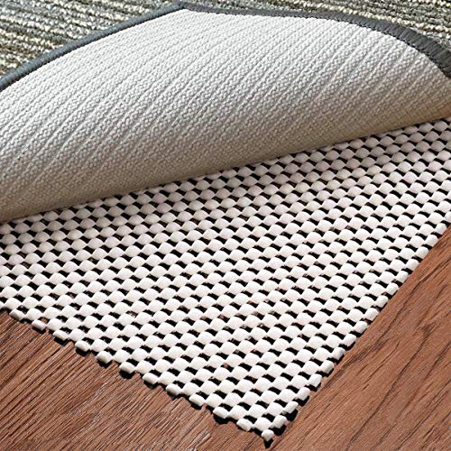 Aurrako Non Slip Rug Pads 2x3 Ft Extra Thick Gripper for Hardwood Floors,Rug Gripper for Carpeted Vinyl Tile and Any Hard Surface Floors Under Area Rugs,Runner Anti Slip Non Skid Carpet Mat (2x3)