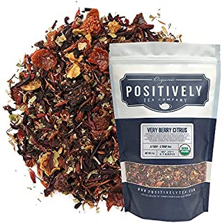 Positively Tea Company, Organic Very Berry Citrus, Herbal Tea, Loose Leaf, 16 oz. Bag