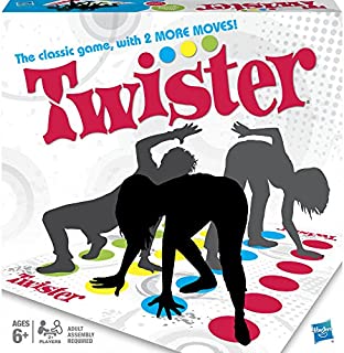 Twister Game, Party Game, Classic Board Game for 2 or More Players, Indoor and Outdoor Game for Kids 6 and Up, Packaging may vary