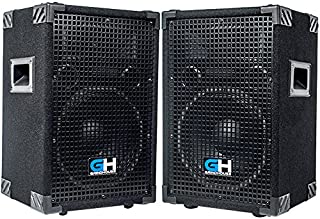 Grindhouse Speakers - GH10L-Pair - Pair of Passive 10 Inch 2-Way PA/DJ Loudspeaker Cabinet - 600 Watt each Full Range PA/DJ Band Live Sound Speaker