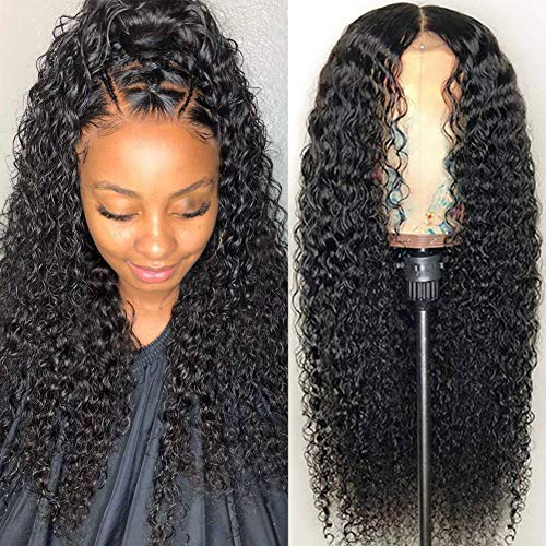 CYNOSURE Lace Front Human Hair Wigs for Black Women 13x4 9A Curly Lace Front Wigs Human Hair Pre Plucked With Baby Hair (20, Curly Wigs)