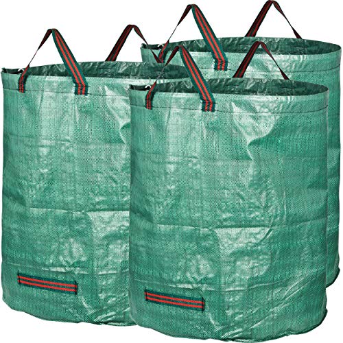 GardenMate 3-Pack 72 Gallons Reusable Garden Waste Bags (H30, D26 inches) - Yard Waste Bags