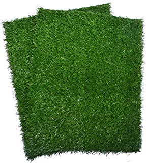 Artificial Dog Grass Pee Pad 20x 25, Indoor Potty Training Replacement Turf for Puppy, Easy to Clean with Strong Permeability, 2-Pack