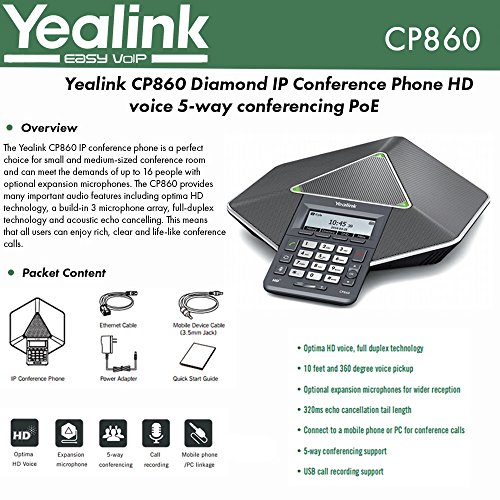 Yealink CP860 VoIP Conference Phone