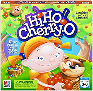 Hasbro Hi Ho! Cherry-O Board Game for 2 to 4 Players Kids Ages 3 and Up (Amazon Exclusive)